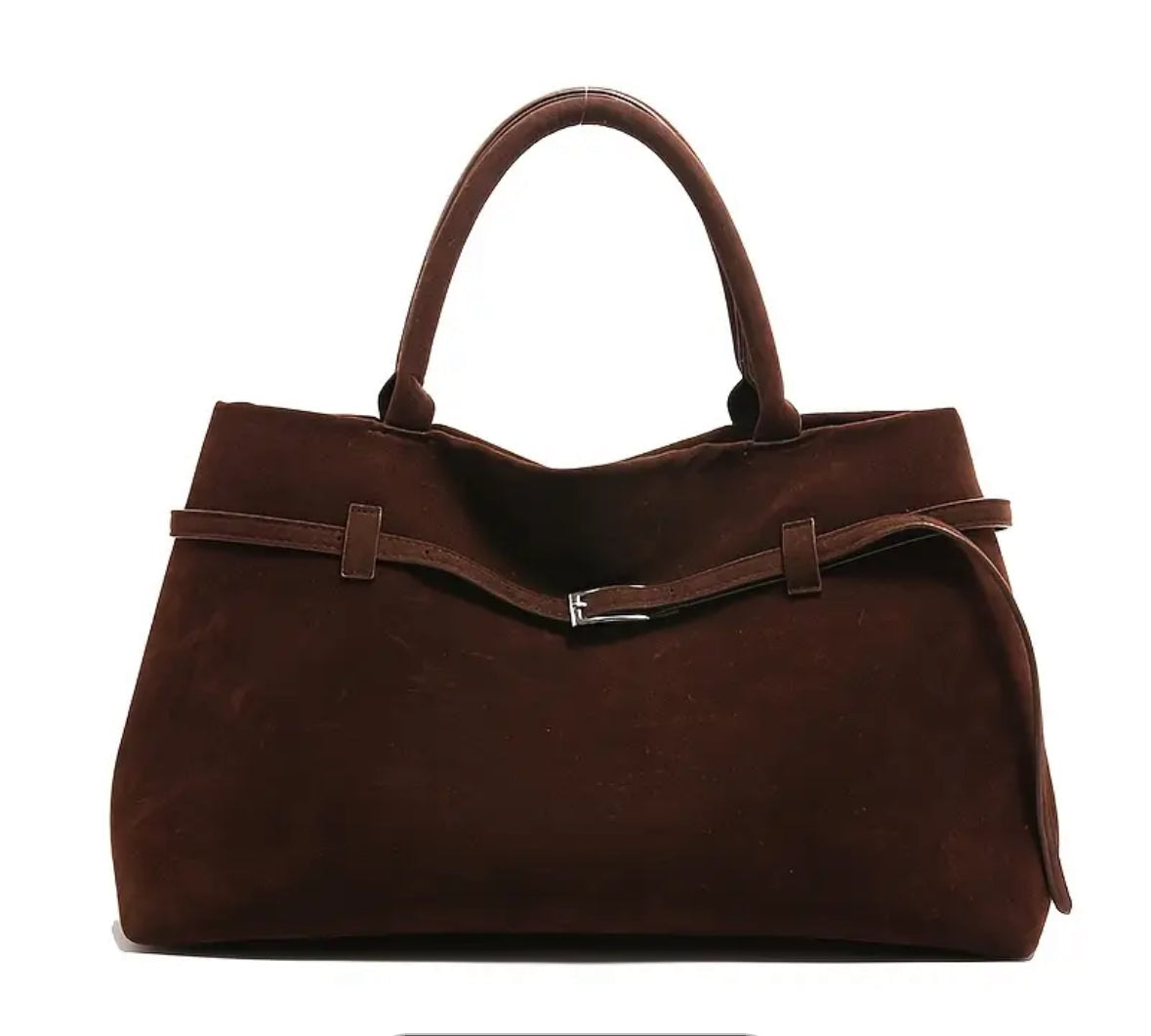 Vintage Suede Tote Bag | CHARLOTTE