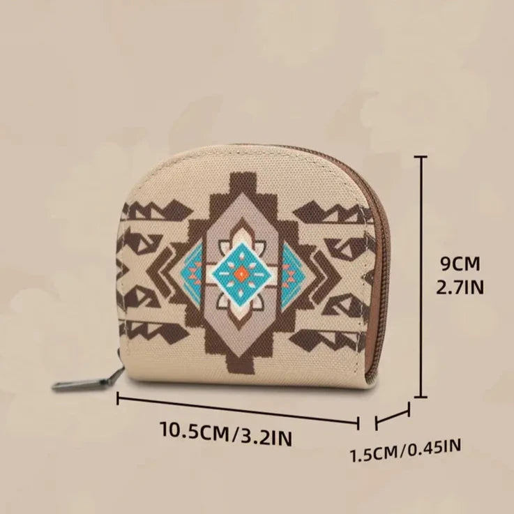 Bohemian Style Canvas Card Wallet | PORTO