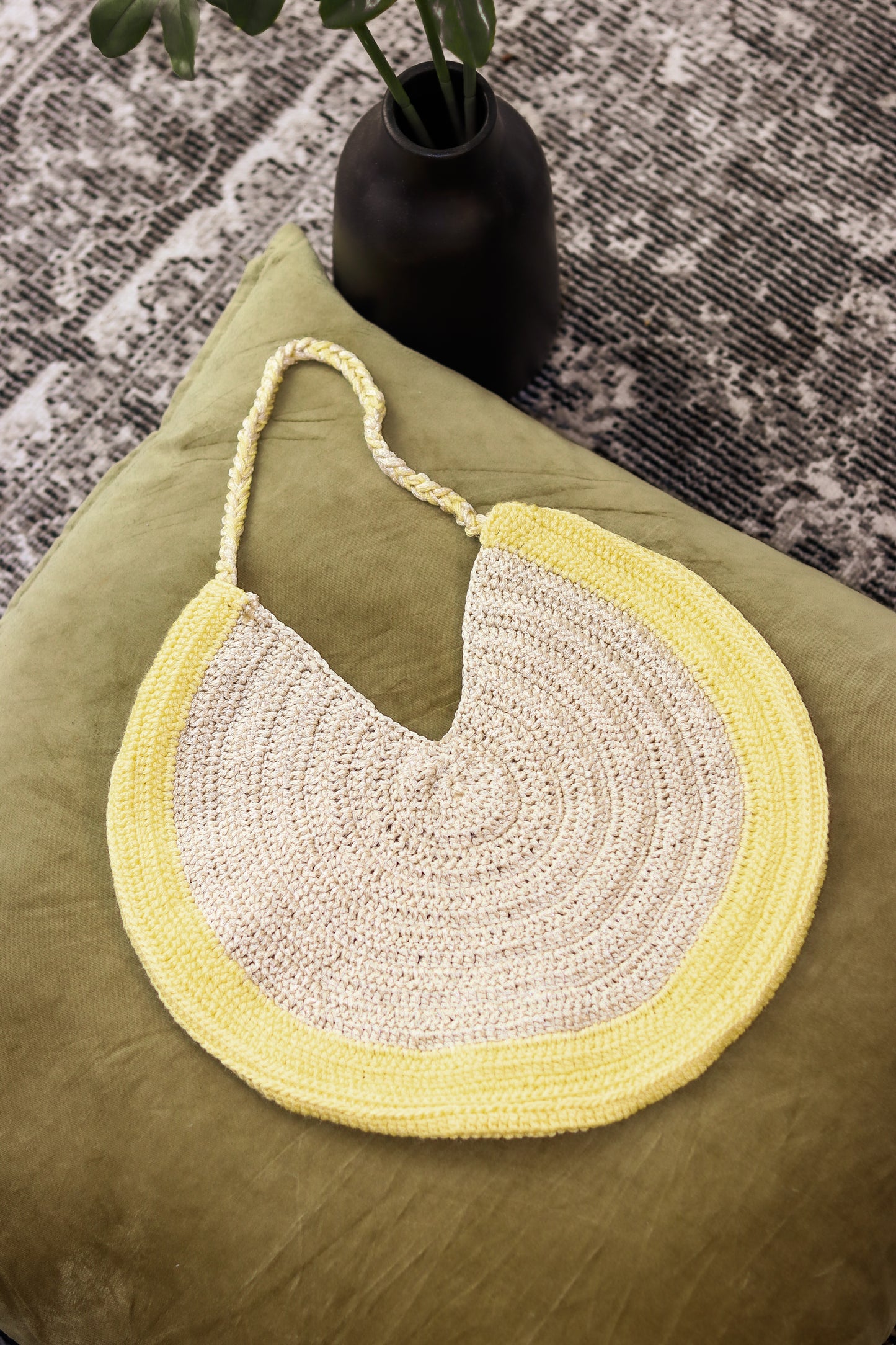 Crochet Bag Women's Round Shoulder Bag | BOHOME