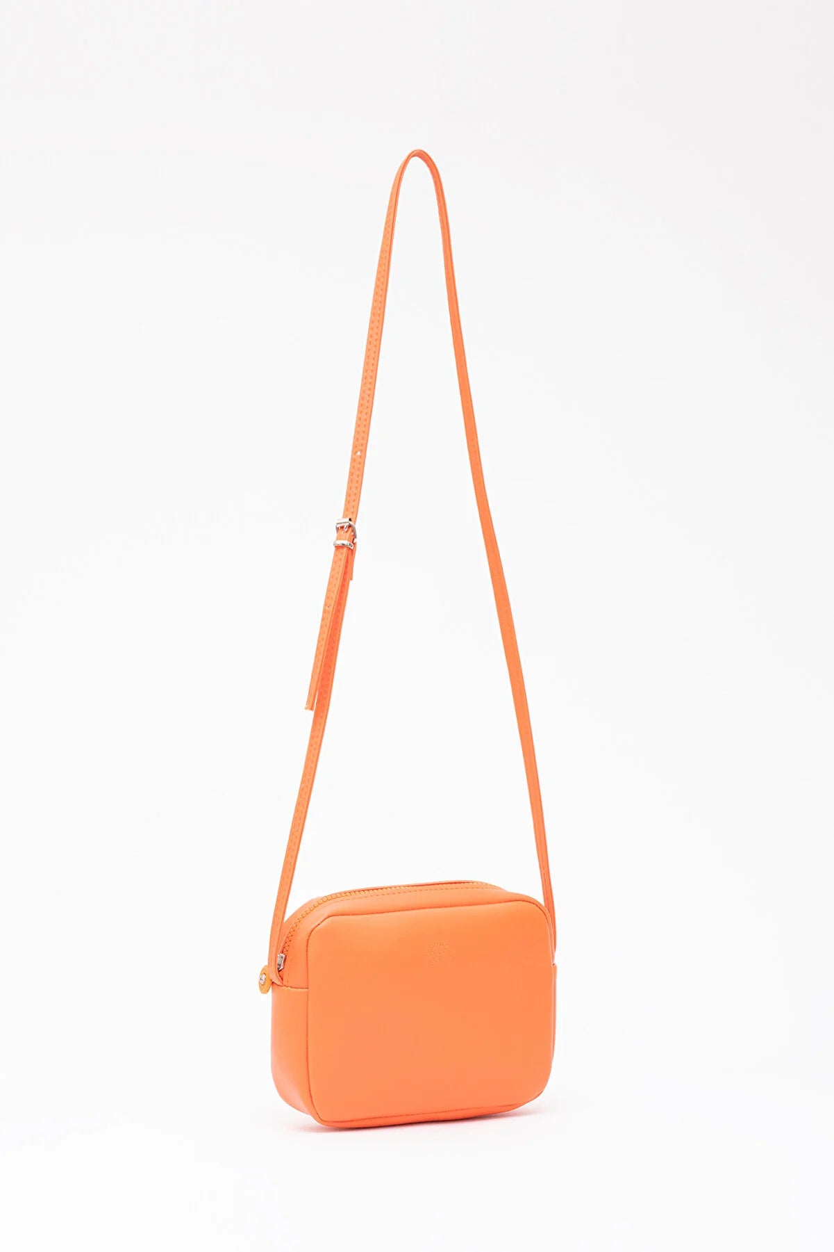 Orange I Mini Urban Cross Strap Single Compartment Faux Leather Arm and Shoulder Bag