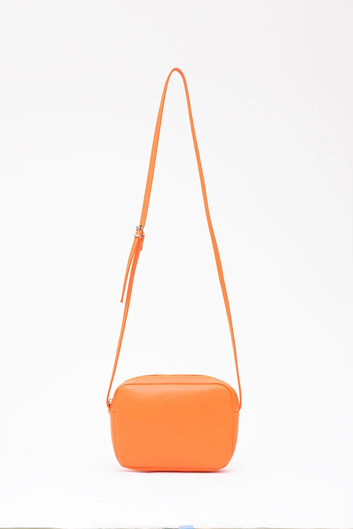 Orange I Mini Urban Cross Strap Single Compartment Faux Leather Arm and Shoulder Bag