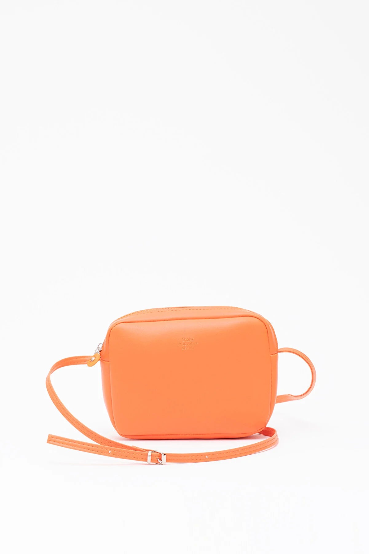 Orange I Mini Urban Cross Strap Single Compartment Faux Leather Arm and Shoulder Bag