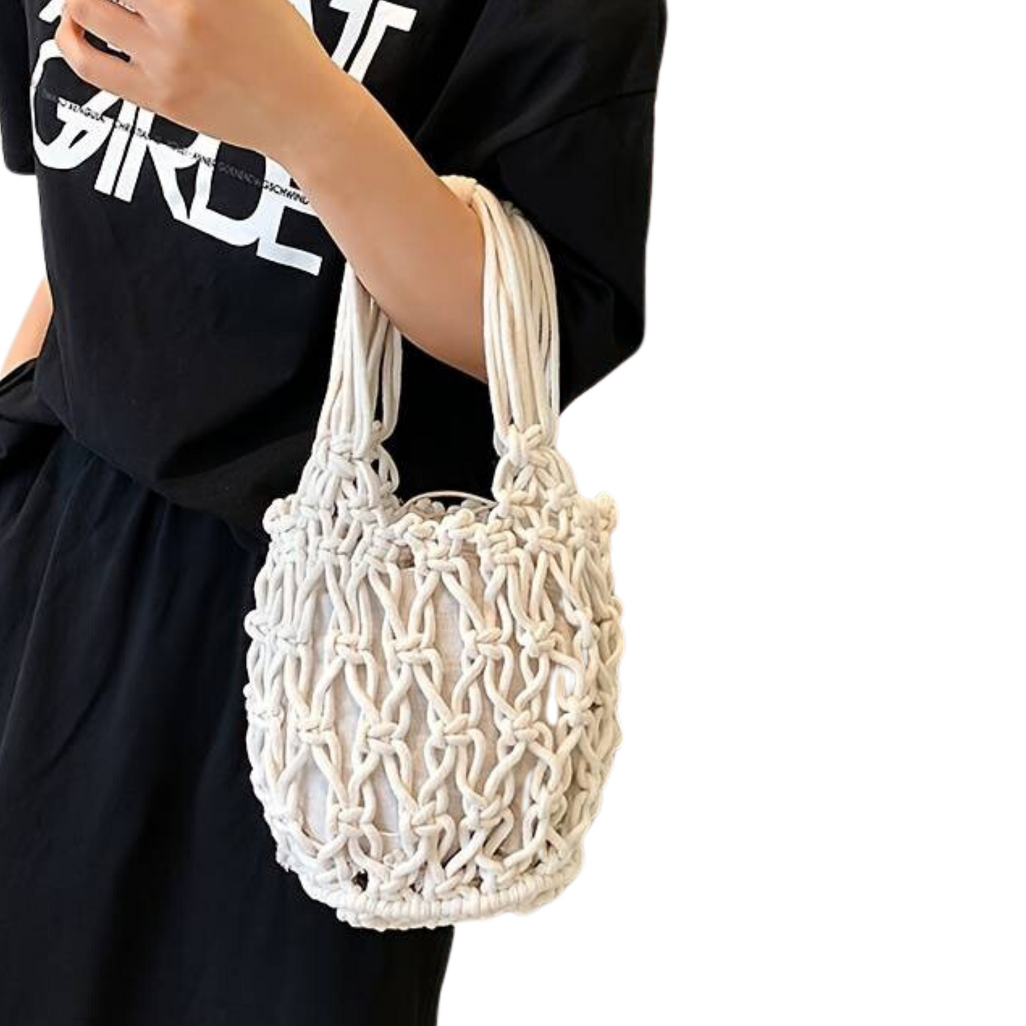 Trendy Hollow Woven Shoulder Bag, Perfect Underarm Bag For Beach Vacation