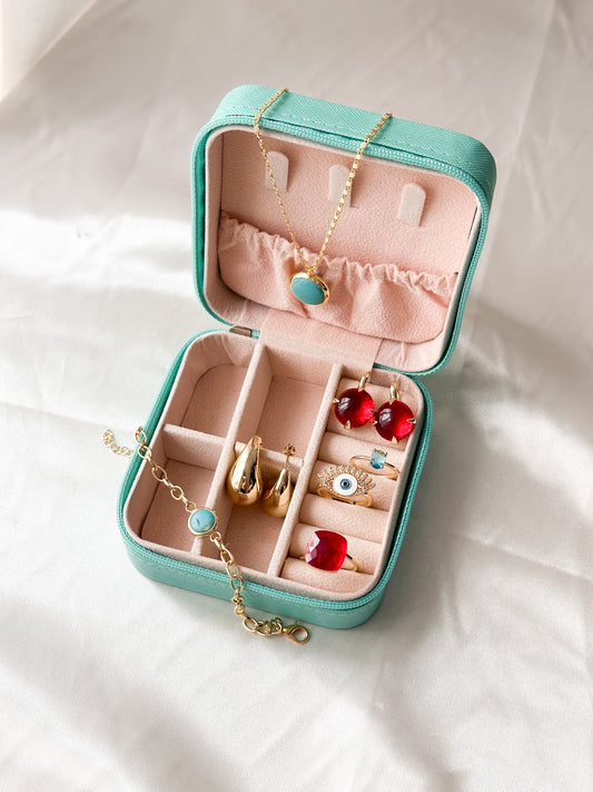 Portable Carry-on Jewelry Storage Box