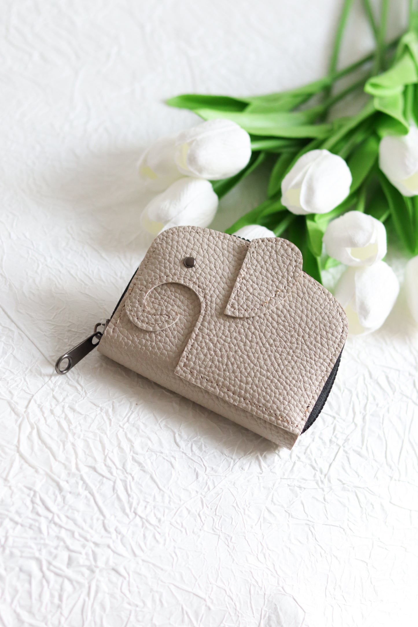 Cartoon Elephant Creative Wallet, Large Capacity Multi-card Slots Small Coin Purse, Card Holder Cover