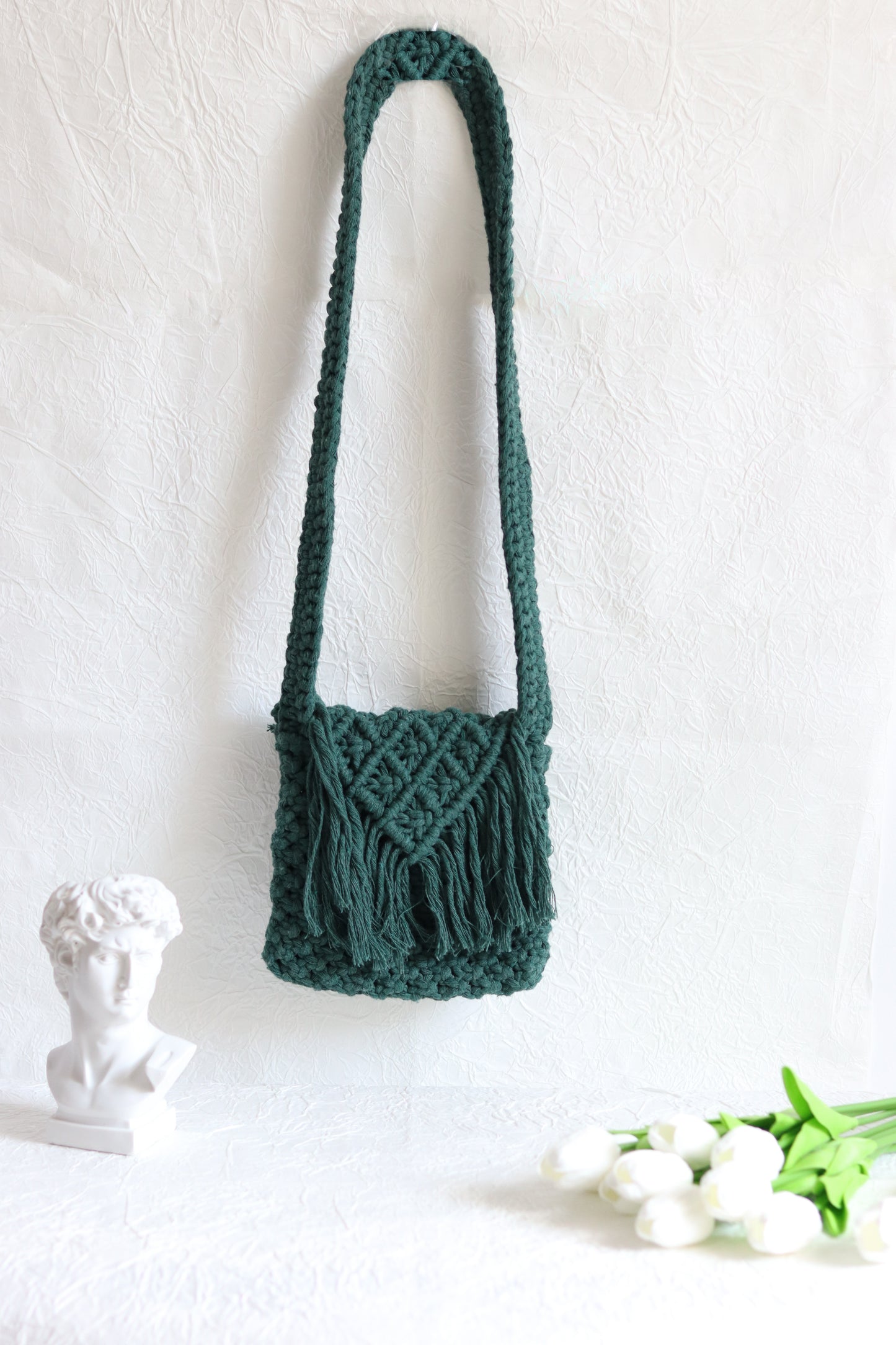 Crochet Crossbody Bag, Small Crossbody Bag, Crochet Phone Bag,