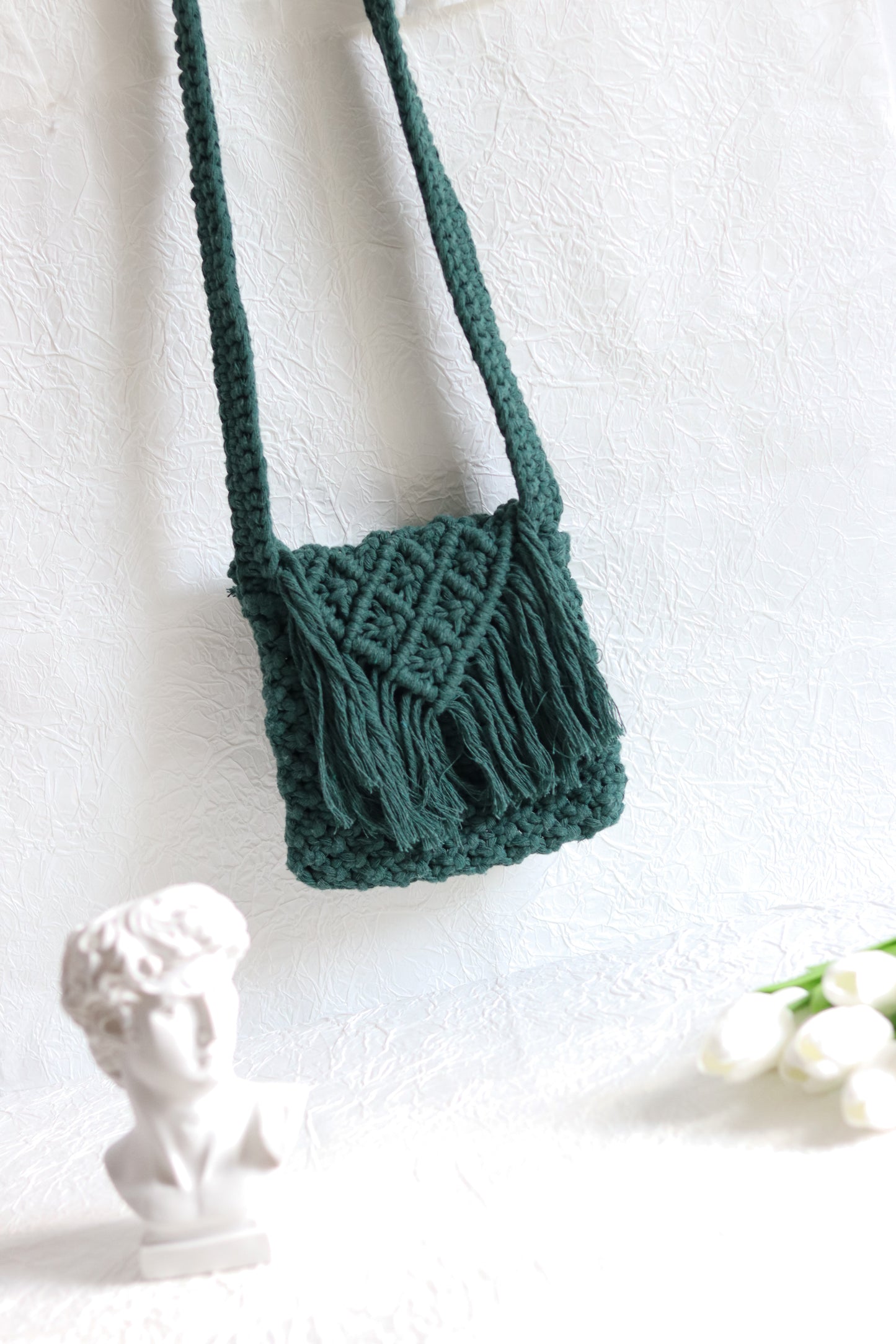 Crochet Crossbody Bag, Small Crossbody Bag, Crochet Phone Bag,