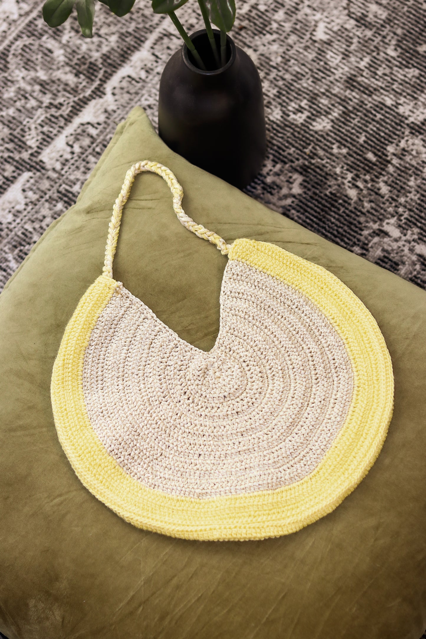 Crochet Bag Women's Round Bag Shoulder